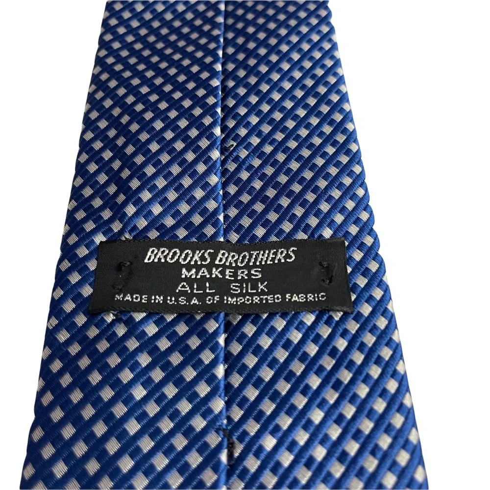 Vintage Brooks Brothers Makers 100% Pure Silk - Picture 4 of 5